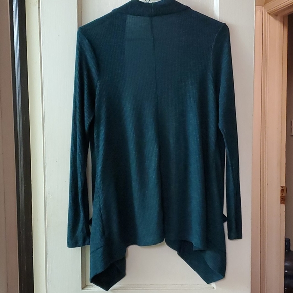 Women's Candies Cardigan in Dark Green Size Large - Picture 4 of 4